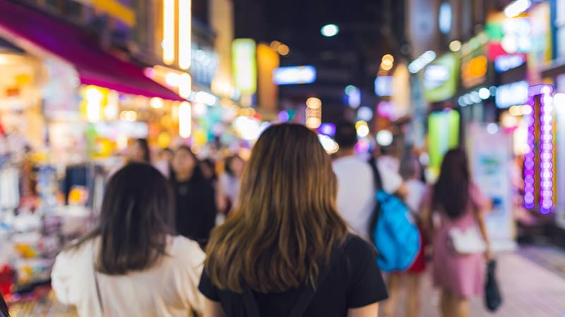 Hongdae shopping street