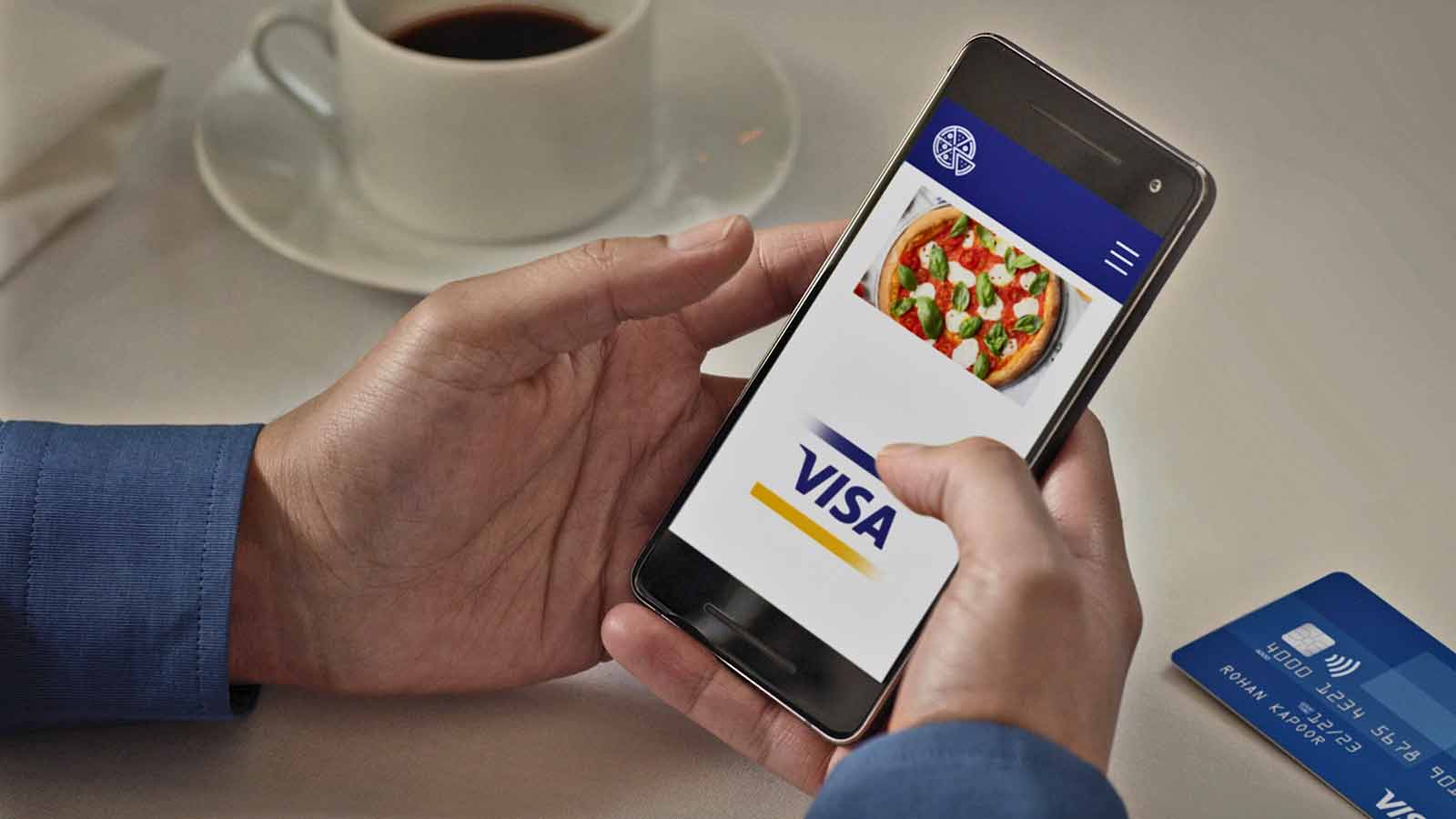 click to pay with visa