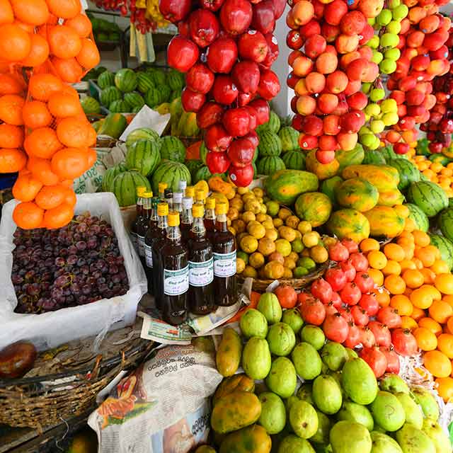 Fruit stall in Sri Lanka