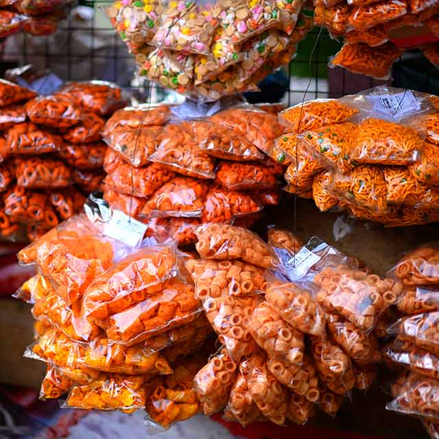 Snacks stall in Sri Lanka
